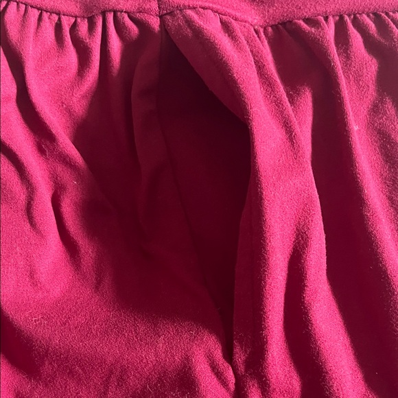 ActiveZone USA High Waist Shorts-Beautiful burgundy color- So soft - Picture 6 of 6